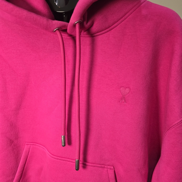 Ami Alexandre Mattiussi Tops - Ami Alexandre Mattiussi Vibrant Pink Hoodie. Size M